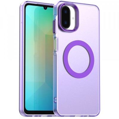 Husa MagSafe pentru Samsung Galaxy A07 4G A075, Techsuit, CandyCase, Mov foto
