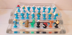 lot jucarii stikeez, colectie 48 figurine mega popz, strumfi, strumpfi, smurfs foto