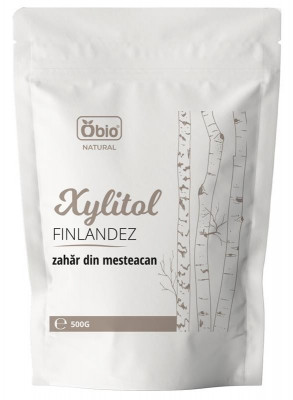 Xylitol Finlandez ( Zahar de Mesteacan) 500 grame Obio foto