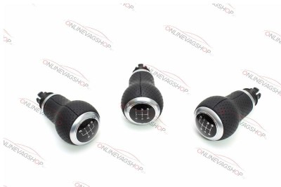 Nuca piele perforata S-line pt Audi A4 B8,A5,A6,Q5 in 5-6 viteze foto