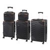 Set de valize cu roți TraveLux Urban, negru