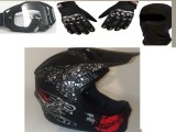Cumpara ieftin Casca moto off road/atv/cross /enduro/+Ochelari+Manusi +cagula ,produse noi, marimi L-XL-XXL