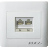 R-klass 1171 &ndash; Priza UTP RJ45 Cat5E &ndash; dubla