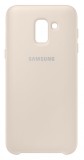 Husa Samsung EF-PJ600CFEGWW Dual Layer (plastic + silicon) aurie pentru Samsung Galaxy J6 2018