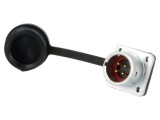 Soclu SF12 Tată 4 PIN IP67 5A 200V 0.75mm2 -40&divide;100&deg;C
