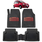 Covorase Fiat Panda II Tip Tavita Compatibile (2003&ndash;2012) Red, Cauciuc