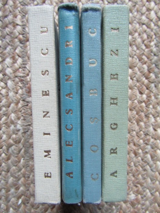 COSBUC / ALECSANDRI / EMINESCU / ARGHEZI - POEZII - 4 volume format mic