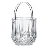 Frapiera cu maner pentru gheata,plastic,transparent,12x12 cm, Oem