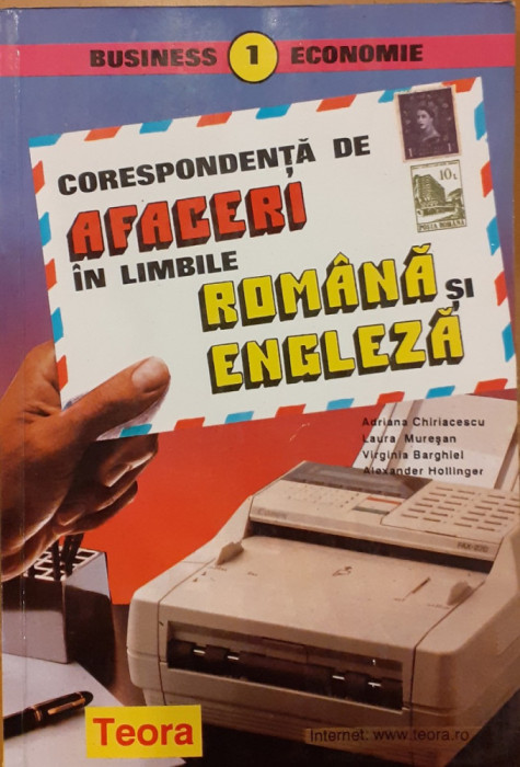 Corespondenta de afaceri in limbile romana si engleza