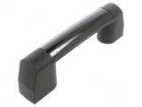Suport tehnopolimer PA neagră - Dimensiuni: 65mm x 212,5mm x 65mm