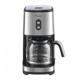 Cumpara ieftin Cafetiera Fram, 900 W, 1.5 L, filtru detasabil, anti-picurare, setari tarie cafea, recipient sticla, plastic, Argintiu