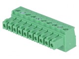 Regletă deconectabilă 3,5mm 10 piste drept mufă