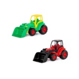 Cumpara ieftin Tractor cu incarcator - Champion, 48x22x26 cm, Polesie