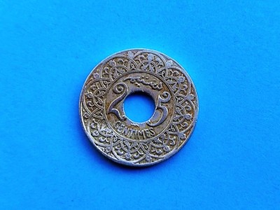 25 Centimes 1924 poissy -Maroc- foto