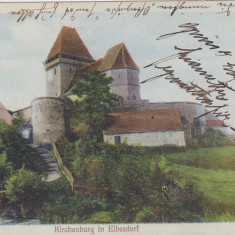 CP SIBIU Ighisu Nou Biserica fortificata Kirchenburg Eibesdorf 1917