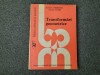 Transformari geometrice NICOLAE SOARE RF4/4, Alta editura