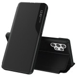 Husa Samsung Galaxy A32 4G Eco Leather View flip tip carte, negru