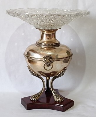 Superb si rar Centru de Masa Francez Art Nouveau, 39cm foto