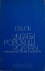 Unitatea Poporului Roman - Contributii Istorice Banatene, I.D. Suciu - Carte Istorie