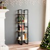 VidaXL Bibliotecă cu 4 rafturi, 40x30x140 cm, lemn masiv de pin