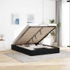 VidaXL Cadru de pat otoman fără saltea Negru 140x190 cm catifea 3310963