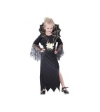 Costum carnaval Vaduva Neagra pentru copii, marime 120/130 cm ( 6-8 ani)