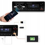 Player auto dimensiune 1din, 4 x 50w, model aw1003, cu bluetooth, radio, mp3, aux, card, telecomanda, AVEX