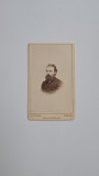 Fotografie de colectie CDV Atelier Carl Steuber, Portret de barbat, Gottingen, Germania, ca. 1870-75