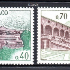 Monaco 1964, Arhitectura, serie neuzata, MNH