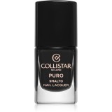 Collistar Puro Long-Lasting Nail Lacquer lac de unghii cu rezistenta indelungata culoare 313 Nero Intenso 10 ml