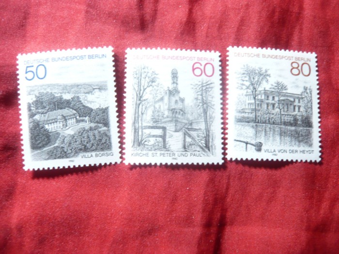 Serie Berlin 1982 IV - Arhitectura , 3 valori