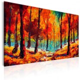 Cumpara ieftin Tablou pictat manual - Artistic Autumn 90x60 cm