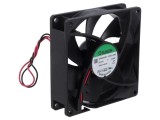 Ventilator axial DC 24V 92x92x25mm 82m3/h 34dBA cu rulment