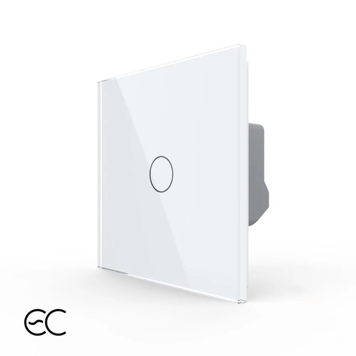 Intrerupator Simplu cu Touch LIVOLO din Sticla - Protocol ZigBee EC SmartElectro IntelligentHouse