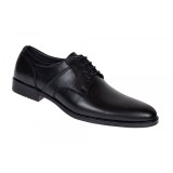 Pantofi barbati eleganti din piele naturala Negru - GKR80N