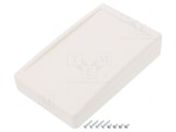Carcasă Desktop ABS Albă 90x144x30mm