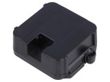 Carcasă cutie de conexiuni neagră 44,5mm X 57mm Y 19mm Z