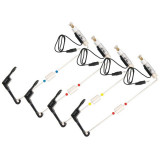 Set swingere cu contragreutate si iluminare Baracuda, 4 bucati, 4 culori