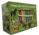 Cutie. Prima mea bibliotecă ilustrată. Animale. Bebe &icirc;nvață (8 cărticele), Litera