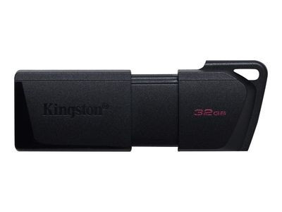 Memorie USB 3.2, 32gb, Kingston DataTraveler Exodia M, capac retractabil, neagra