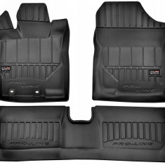 Set Covorase Auto Cauciuc Negro Toyota Auris 2 2012-2018 Pro Line Tip Tavita 3D 3D425484