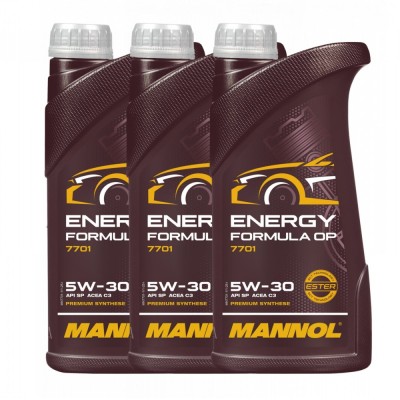 Pachet 3 litri Ulei Motor MANNOL Energy Formula OP 5W-30 Sintetic cu Ester (GM dexos2, Low SAPS) foto