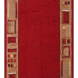 Traversa Jena 10, poliamida, rosu bordeaux, latime 100 cm, dreptunghiulara