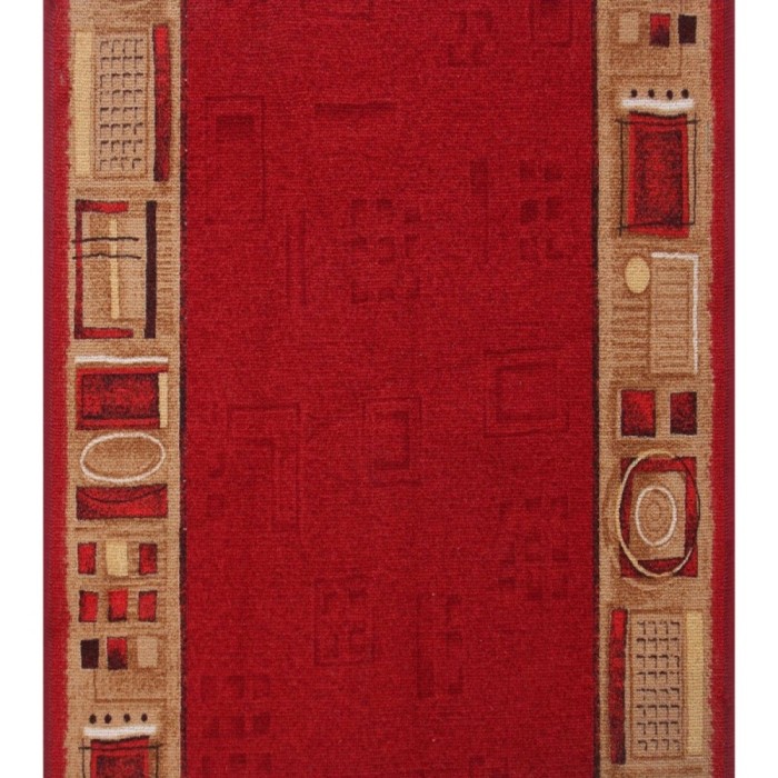 Traversa Jena 10, poliamida, rosu bordeaux, latime 100 cm, dreptunghiulara