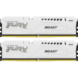 Memorie RAM DDR5, 64GB, 5600MHz, CL40, 1.35V, FURY Beast White, Kit of 2, Kingston