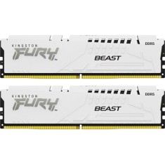 Memorie Kingston FURY Beast White 64GB DDR5 6000MHz CL30 Dual Channel Kit