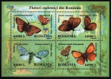 Romania MNH 2002 ** Fluturi endemici din Romania ** LP 1591