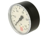 Manometru 0-1 Bar 63mm pentru Lichide și Gaze