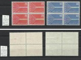 Elvetia MNH 1957 - MI 646/47 X4 - Europa CEPT, Nestampilat