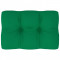 Pernă pentru canapea din paleți, verde, 60 x 40 x 10 cm